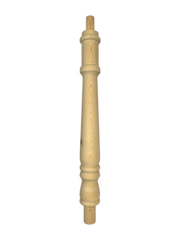 Pine Georgian Turned Continuous Newel Post 90mm x 675mm