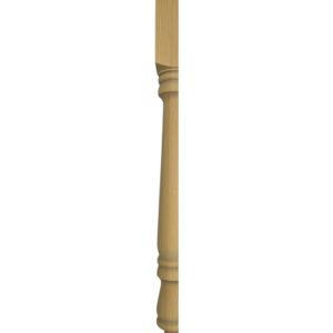 Pine Georgian Turned Newel Post 90mm x 790mm