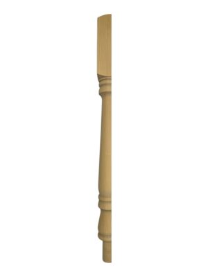 Pine Georgian Turned Newel Post 90mm x 790mm