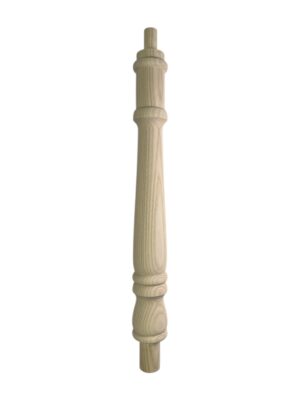 Ash Georgian Turned Continuous Newel Post 90mm x 675mm