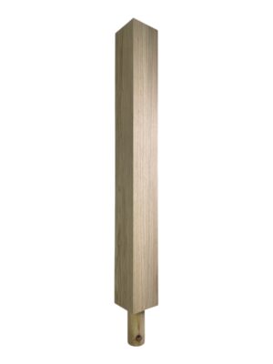 Ash Square Spigot Newel Post 90mm x 790mm