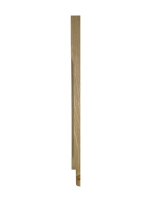 Ash HALF Stop Chamfer Spigot Newel Post 90mm x 1000mm