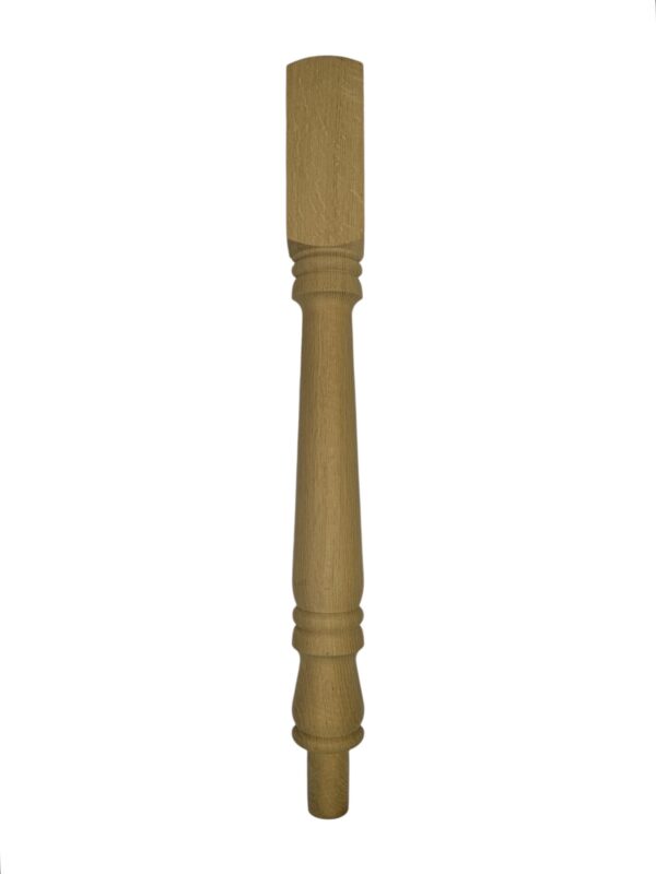 Oak Georgian Turned Newel Post 90mm x 790mm