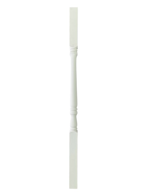 White Primed Turned Georgian Stair Spindle 32mmx900mm - Image 2