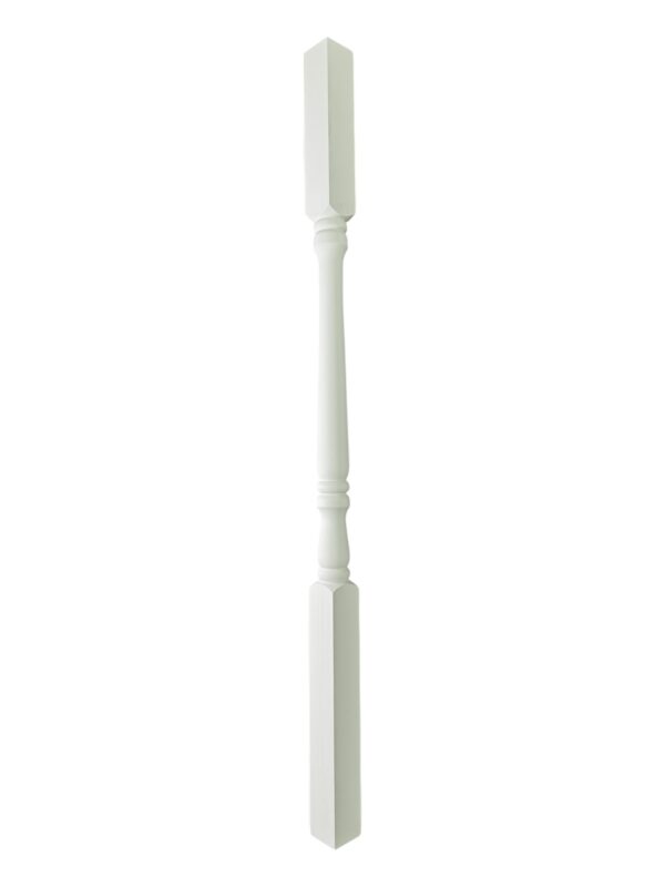 White Primed Turned Georgian Stair Spindle 41mmx1100mm