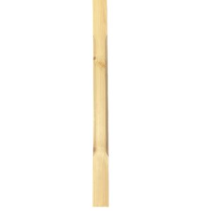 Pine Stop Chamfer HALF Newel Post 70mmx1490mm