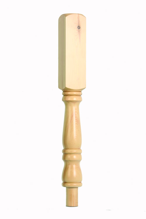 Pine Georgian Newel Post 314mm Head