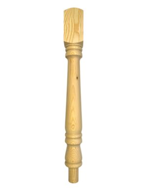 Pine Turned Georgian Newel Post 90mm x 730mm
