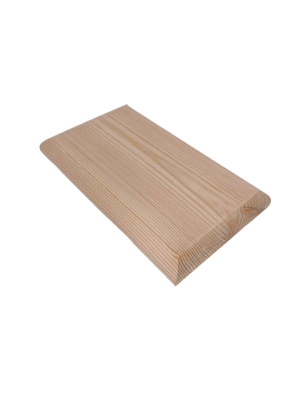 Pine DOUBLE Flat Newel Cap 140mm x 70mm