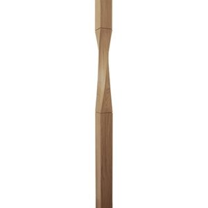 Oak Contemporary Raymond Twist Full Newel Post