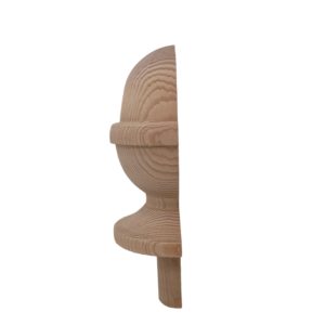 Hemlock HALF Acorn Newel Cap 90mm