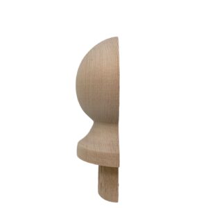 Hemlock HALF Ball Newel Cap 70mm