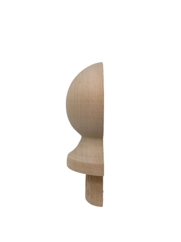 Hemlock HALF Ball Newel Cap 70mm