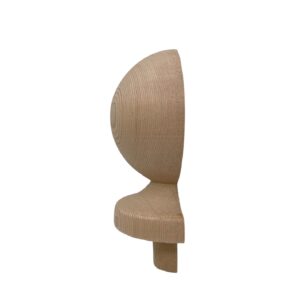 Hemlock HALF Ball Newel Cap 90mm