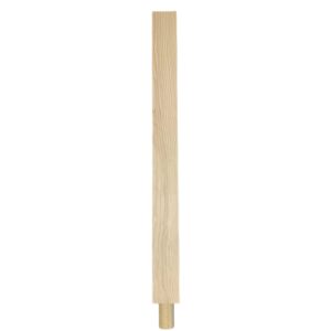 Hemlock HALF Square Spigot Newel Post 70mmx1000mm