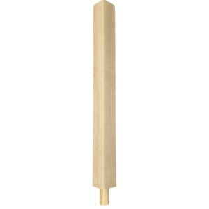 Hemlock Square Spigot Newel Post 70mmx1000mm