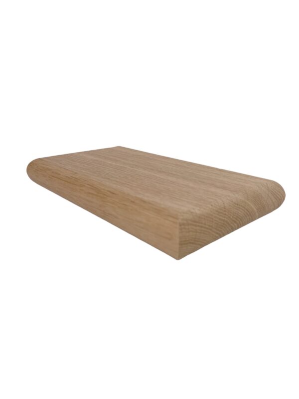 Oak DOUBLE Flat Newel Cap 140mm x 70mm