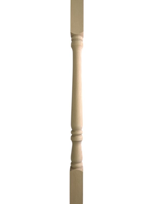 Ash Turned Georgian Stair Spindle 32mm x 900mm