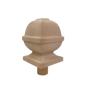 Hemlock Square Acorn Newel Cap 90mm