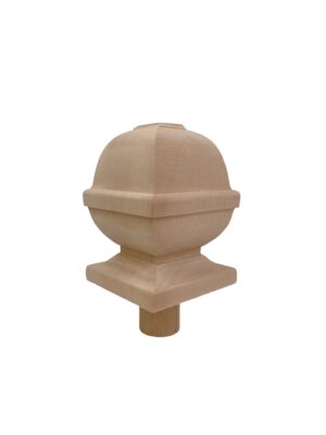 Hemlock Square Acorn Newel Cap 90mm