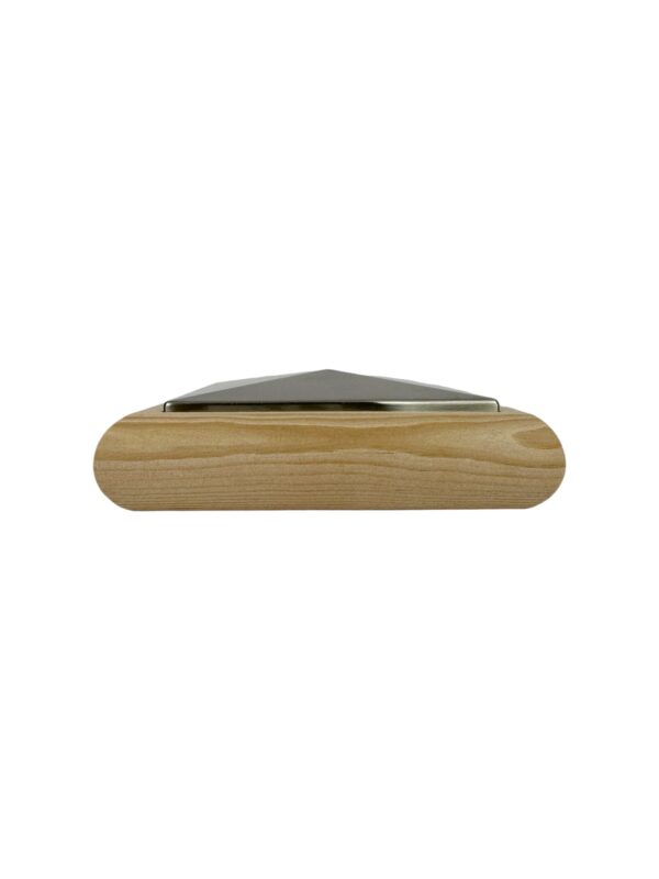 Unique Timber & Brushed Flat Newel Cap - In Various Timbers - Image 7