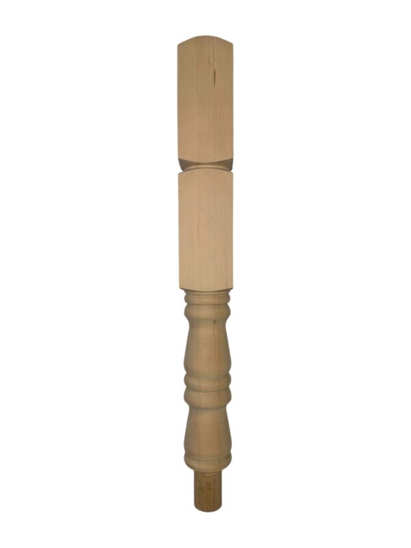 Hemlock Georgian Turned Double Newel Post 90mm x 710mm