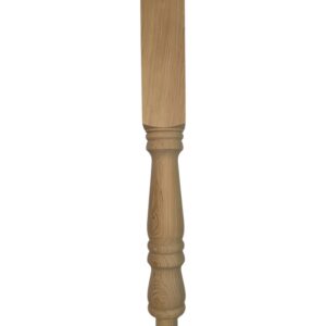 Hemlock Turned Georgian Block Newel post 90mm x 710mm