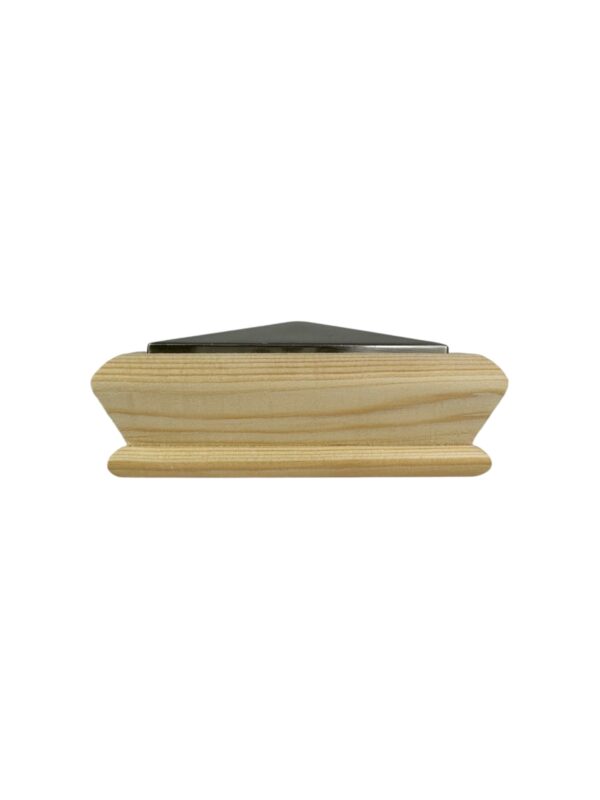 Unique Timber & Brushed Pyramid Newel Cap - In Various Timbers - Image 7