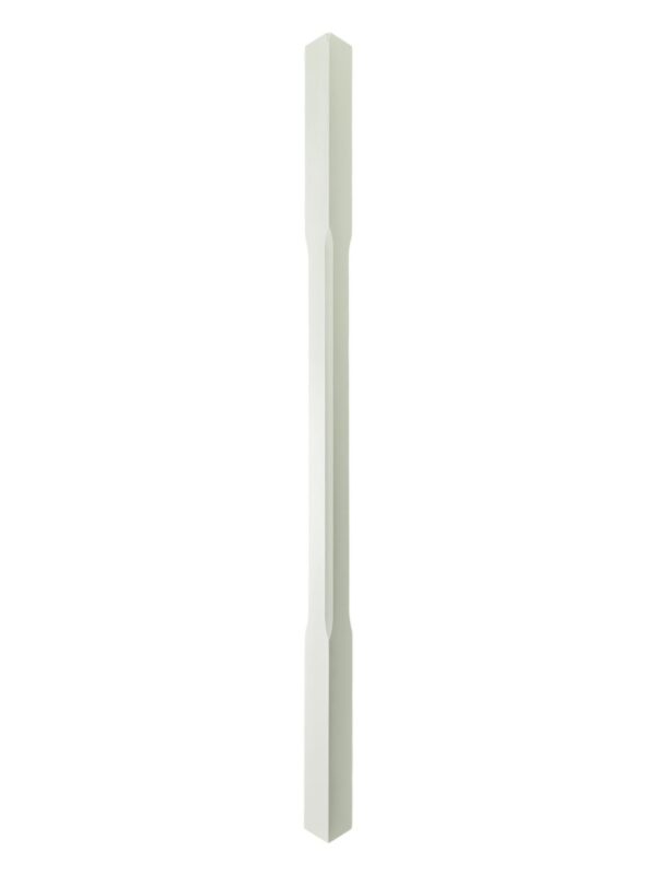 White Primed Stop Chamfer Stair Spindle 41mm x 900mm