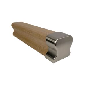 Traditional brushed nickel Handrail End Cap