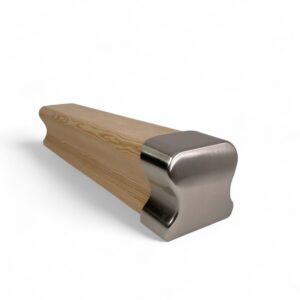 Traditional Brushed Nickel Handrail End Cap