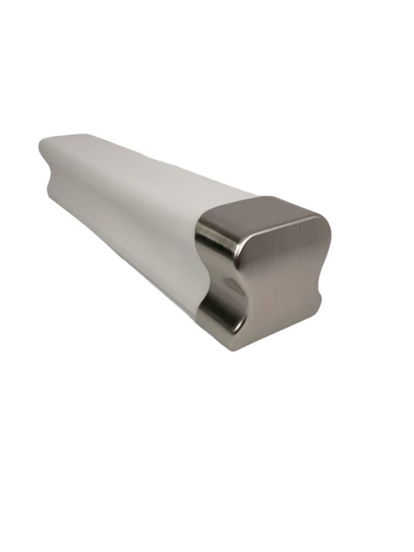 Traditional brushed nickel Handrail End Cap