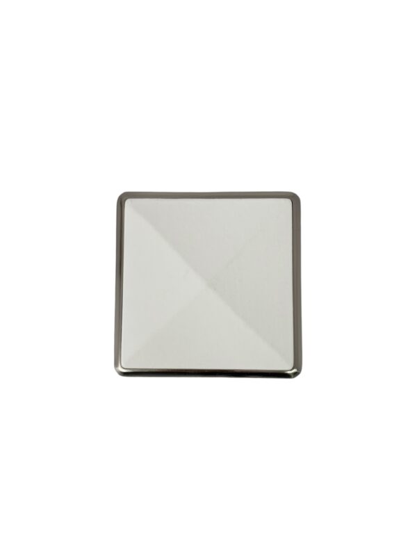white brushed newel cap