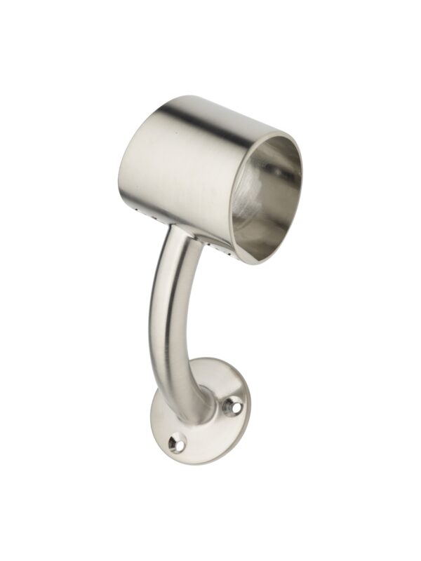 Fusion Brushed Nickel Wall Handrail Connector