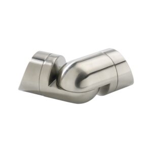 Fusion Brushed Nickel Wall Mounted Corner Bracket