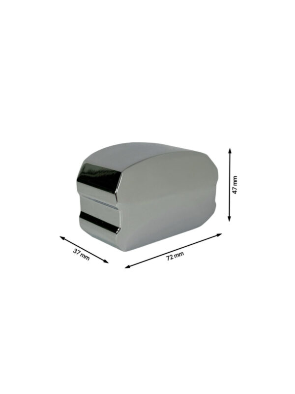 Solution Chrome Wall Handrail End Cap - Image 5