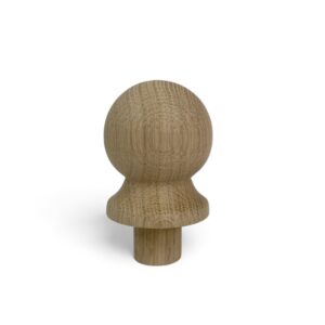 Oak Ball Newel Cap 70mm