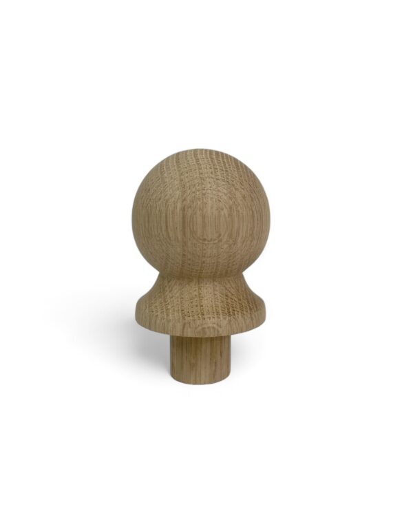 Oak Ball Newel Cap 70mm