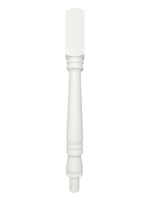 White Primed Turned Georgian Newel Post 90mm x 790mm