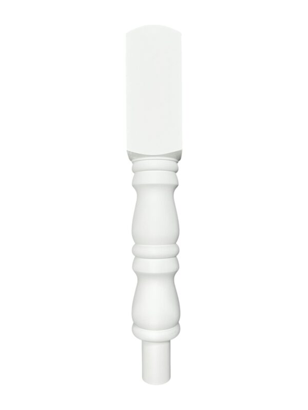 White Primed Turned Georgian Pulpit Newel Post 90mm x 500mm