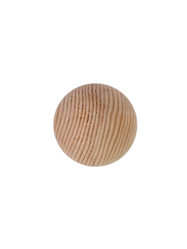 Pine Ball Newel Cap 70mm - Image 2