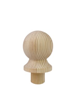 Pine Ball Newel Cap 70mm