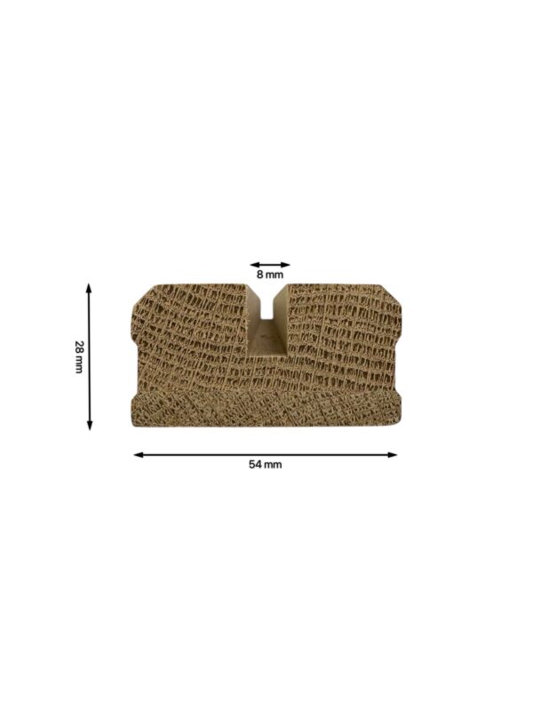 Solution Oak Glass Handrail and Baserail 8mm Groove - In Various Lengths - Image 7