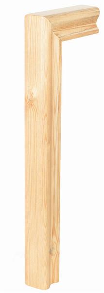 Pine Goose Neck Handrail Fitting