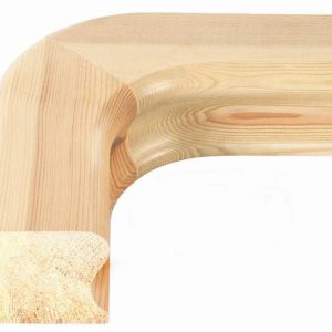 Pine Level Quarter Turn Handrail Fitting