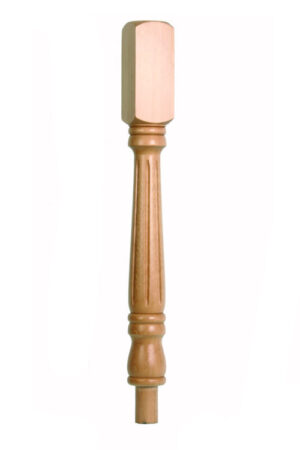 Oak Fluted Georgian Newel Post 90mm x 790mm