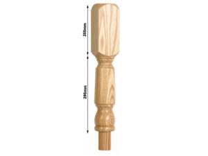 Oak Oxford Pulpit Newel Post 90mm x 500mm