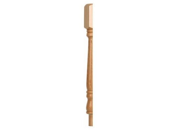 Pine Fluted Georgian HALF Newel Post 90mm x 730mm