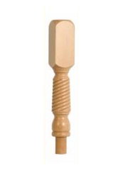 Pine Barley Twist Pulpit Newel Post 90mm x 500mm