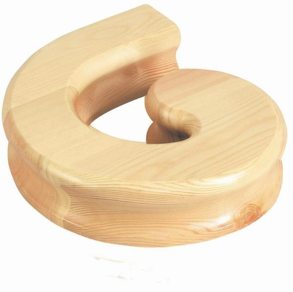 Pine Right Hand Volute Handrail Fitting